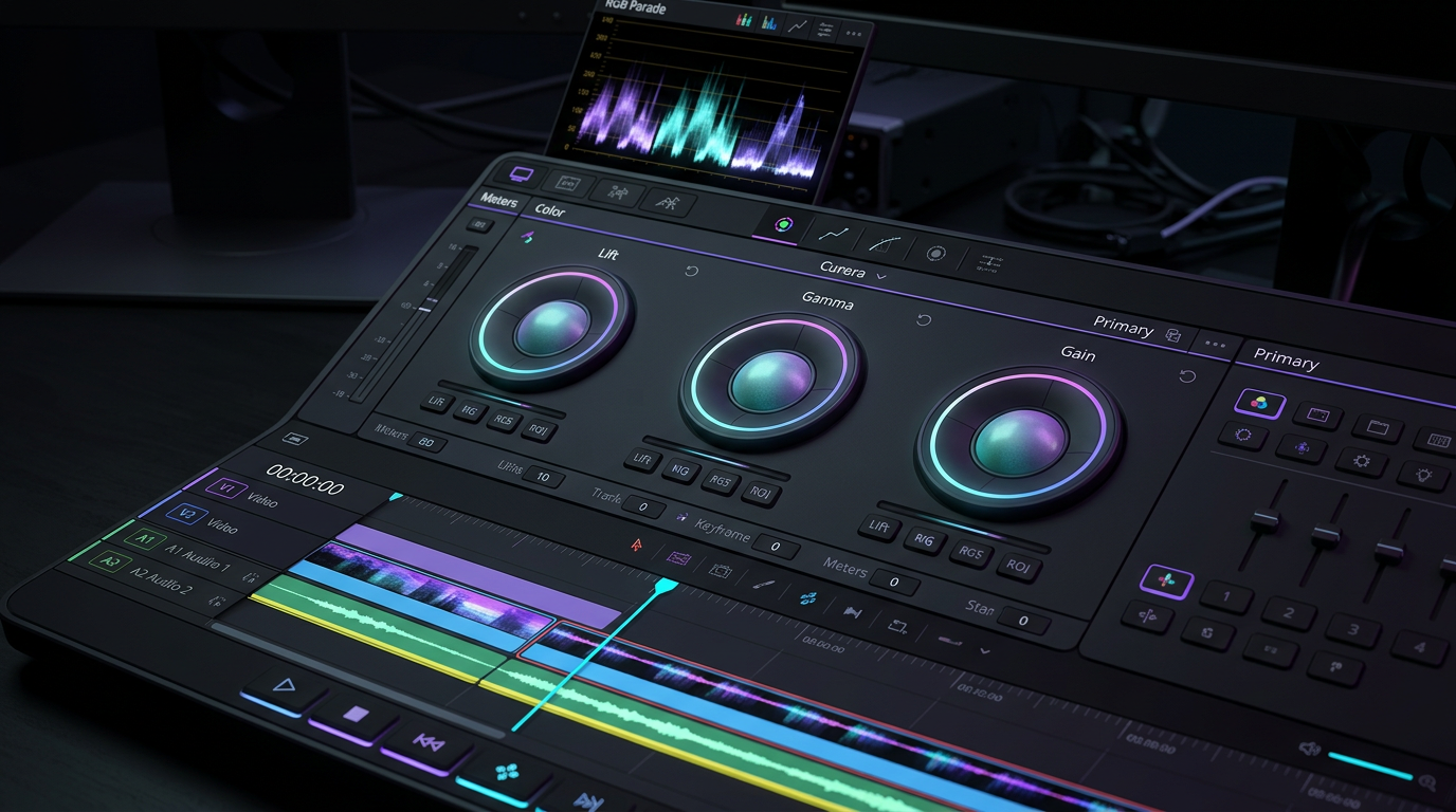 DaVinci Resolve interface