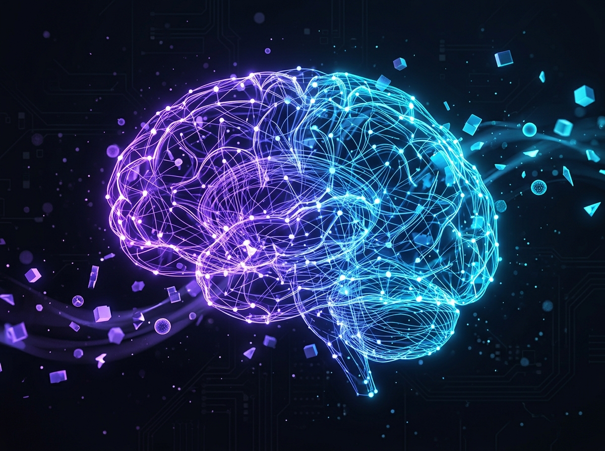 Neural network visualization representing persistent AI memory