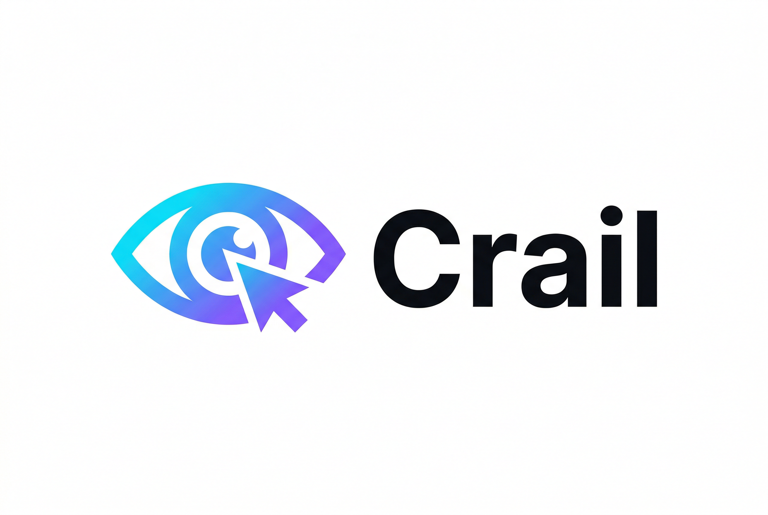 Crail logo with wordmark on light background
