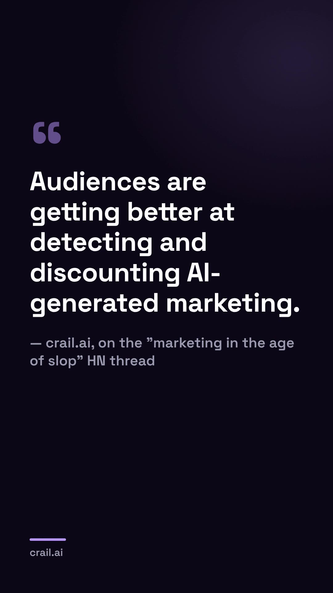 "Marketing in the age of slop": why AI content fatigue is now a founder problem, not just a meme