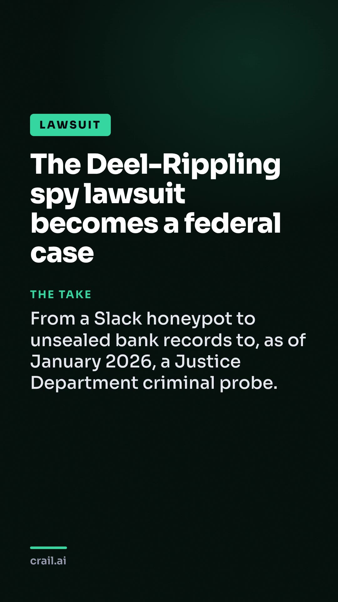 The Deel-Rippling spy lawsuit just became a federal case