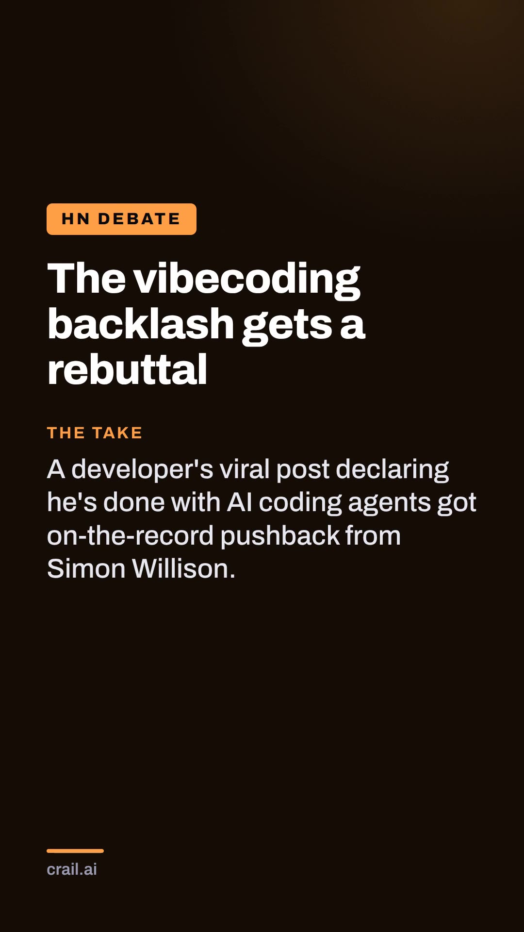 The vibecoding backlash, and the rebuttal: inside a real AI coding agent debate