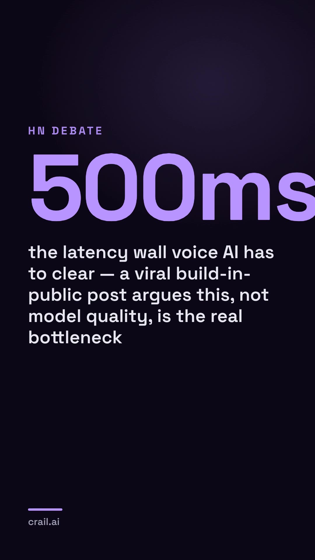 The 500-millisecond wall: why voice AI latency is harder than it looks