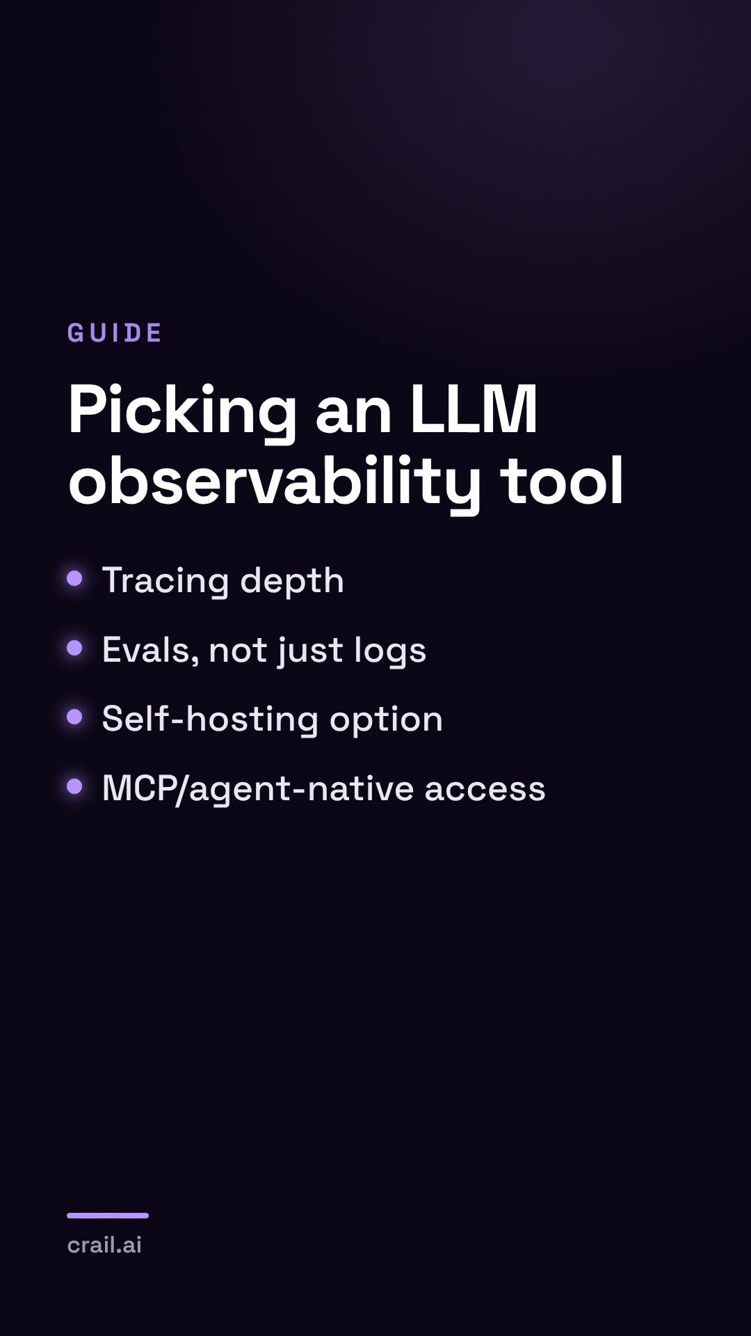 A buyer's guide to LLM observability tools