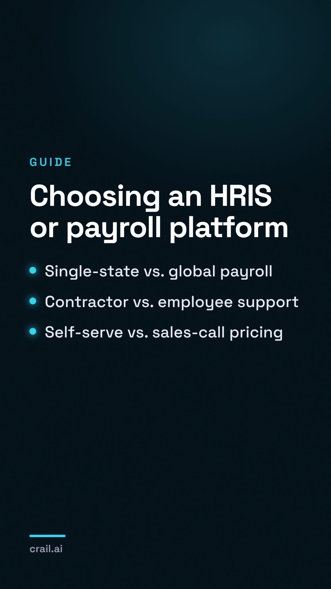 Choosing an HRIS or payroll platform for where your team actually is