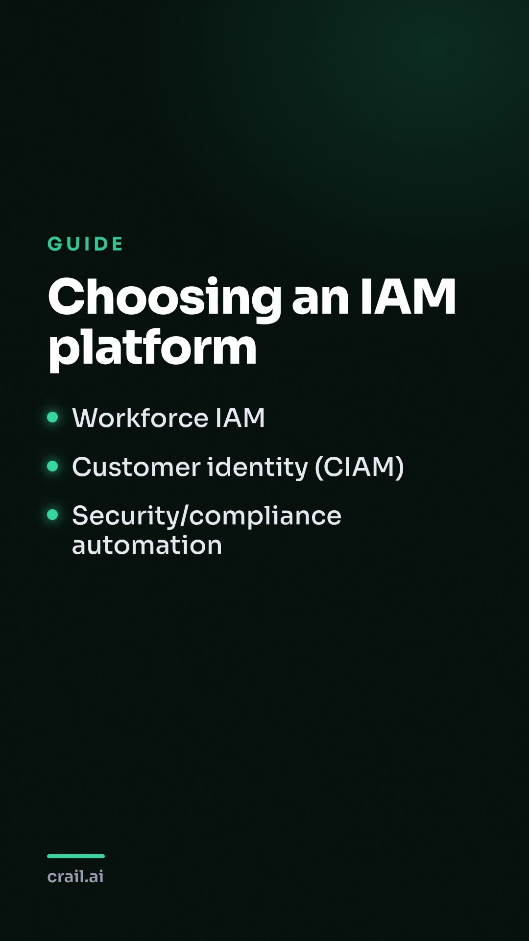 Choosing an identity and access management platform