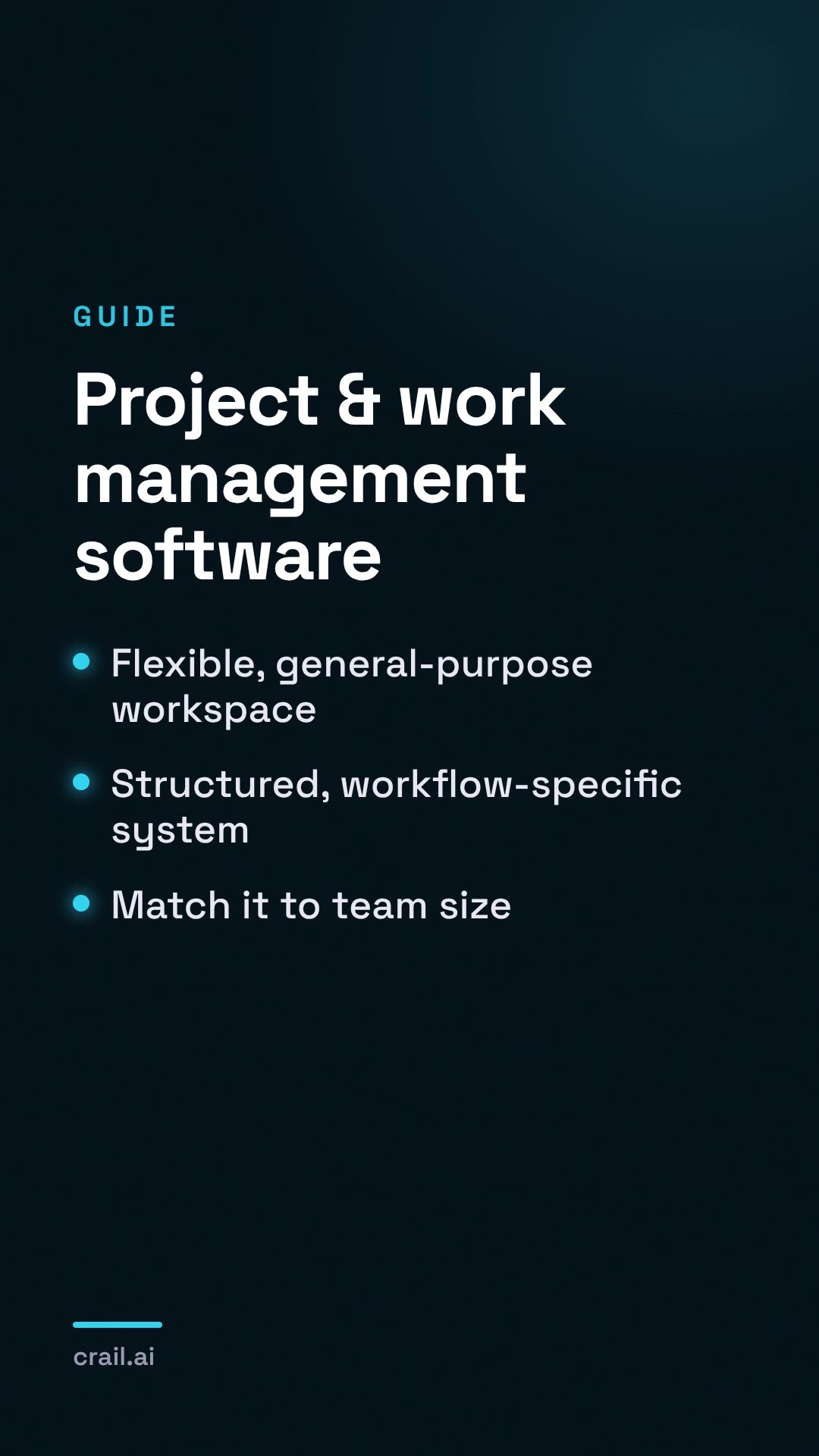 Choosing project and work management software